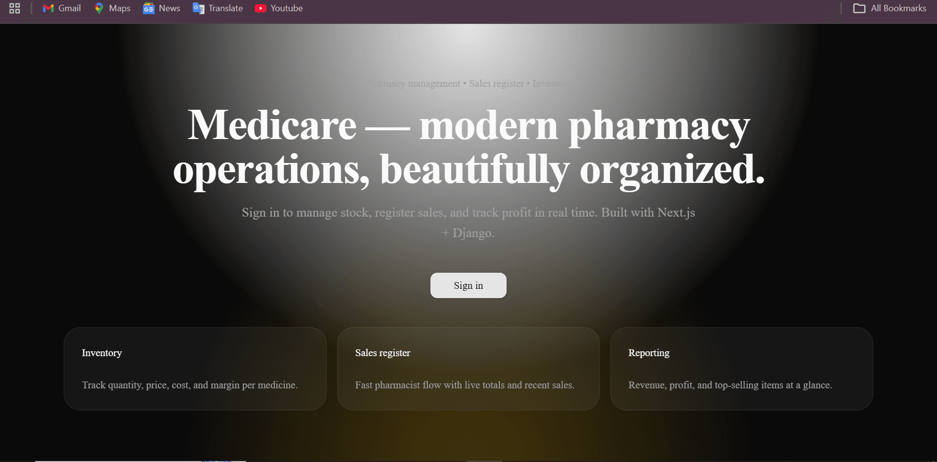 Medicare project placeholder preview